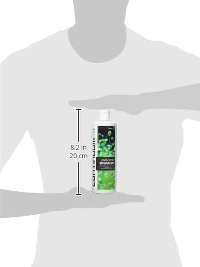 Continuum Aquatics Reef Basis Strontium - Liquid Concentrated Strontium Supplement for Marine Reef and Saltwater Aquariums