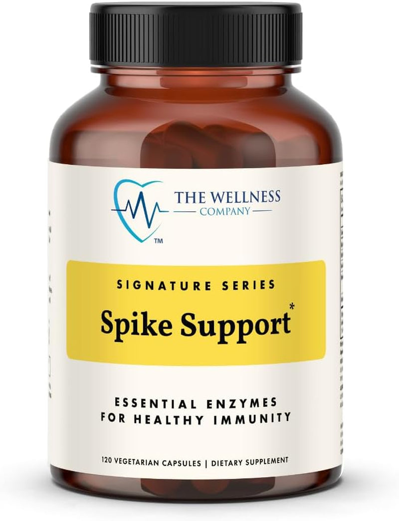 The Wellness Company Original Spike Support Formula Supplement | 120 Capsule 2 Month Supply | Natural Immunity Booster with Herbal Extracts | Vegan, Non-Gmo, Gluten-Free