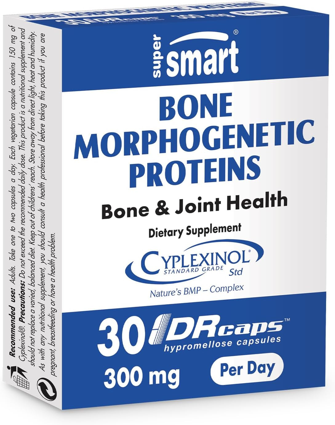 '- Bone Morphogenetic Proteins 300Mg per Day (Patented Ingredients) - Cyplexinol BMP - Type 2 Collagen Supplement | Non-Gmo & Gluten Free - 30 DR Caps