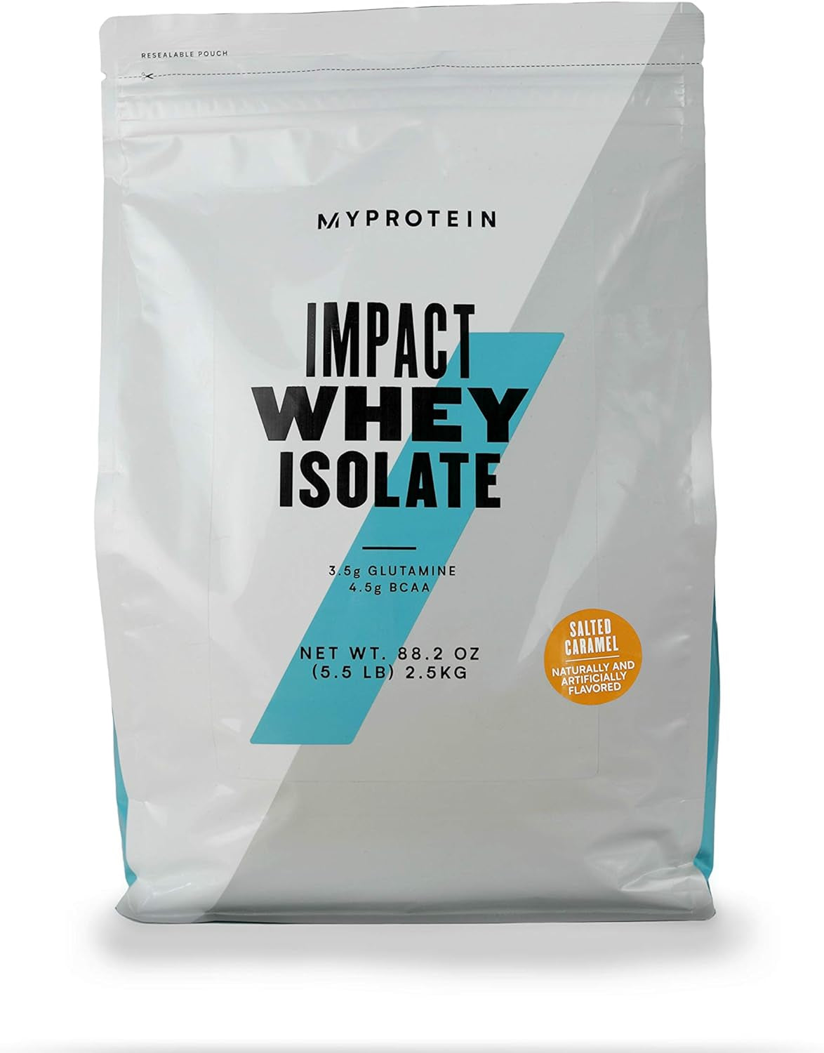 Myprotein Impact Whey Isolate Protein Powder (Caramel, 5.5 Pound (Pack of 1))