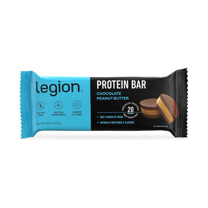 Legion Protein Bar Blueberry Muffin - 100% Whey Protein, Soy Free Protein Bars with Prebiotic Fiber - Low Fat Healthy Protein Bar - Gluten Free, Naturally Flavored, Low Sugar Protein Bars (12 Count)