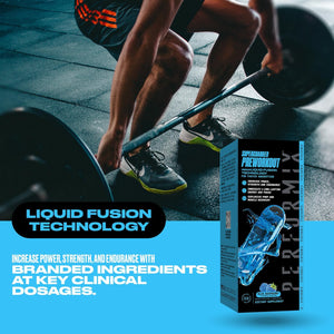 PERFORMIX Supercharged Preworkout - Sustained Energy, Endurance, and Focus - Premium Muscle Supporting Oceanix and Alpha GPC for Hardcore Traning and Body Building (60 Capsules)