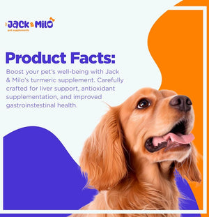 Jack & Milo Organic Cranberry Supplement for Dogs, Dog UTI Incontinence, Kidney and Bladder Control - Cranberry & Antioxidants - Bladder Control for Dogs, USA Made-Non GMO - 120 Tablets 