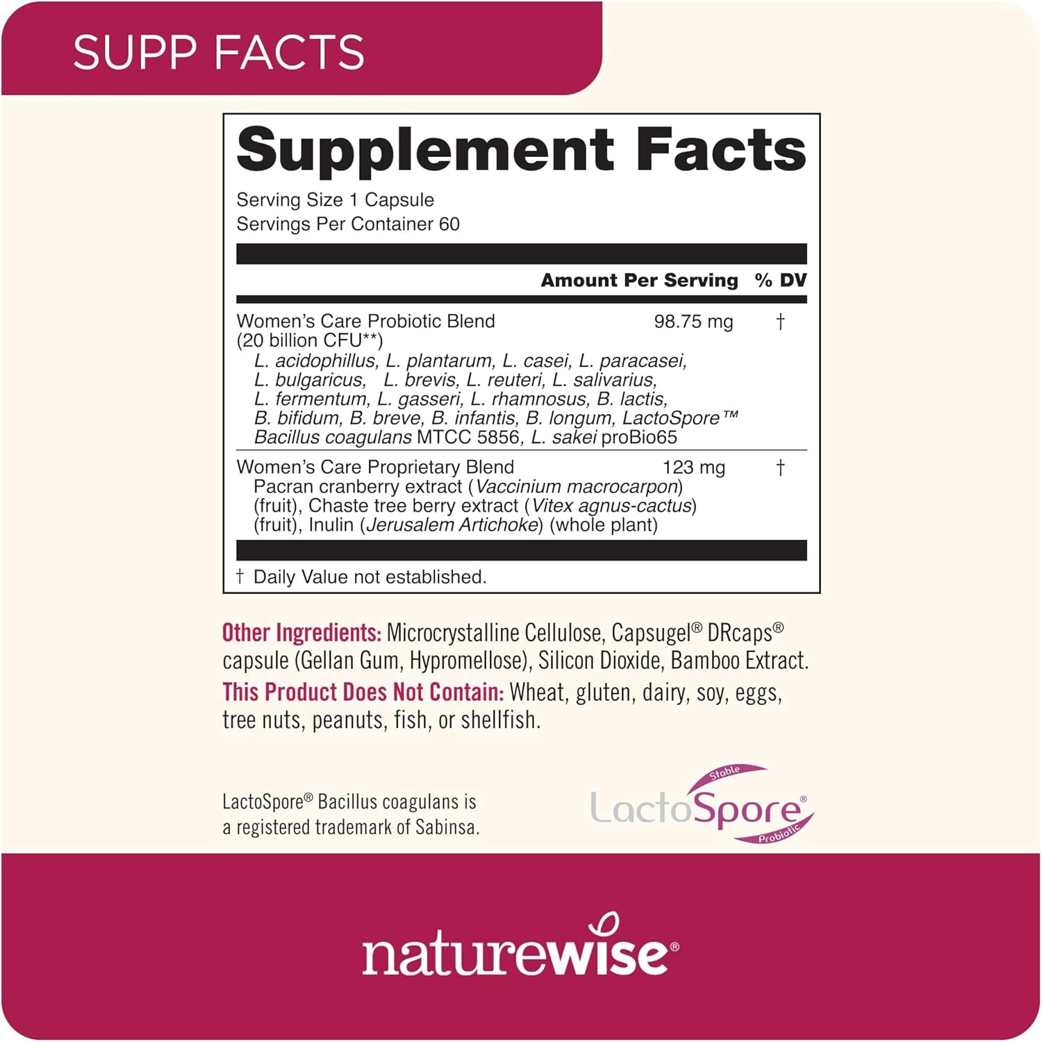 Probiotics for Women - Multi-Strain Probiotics with Prebiotics + Cranberry - Vaginal, PH Balance, Digestive, UT Health - 18 Unique Strains, 20 Billion CFU - 60 Capsules[2-Month Supply]