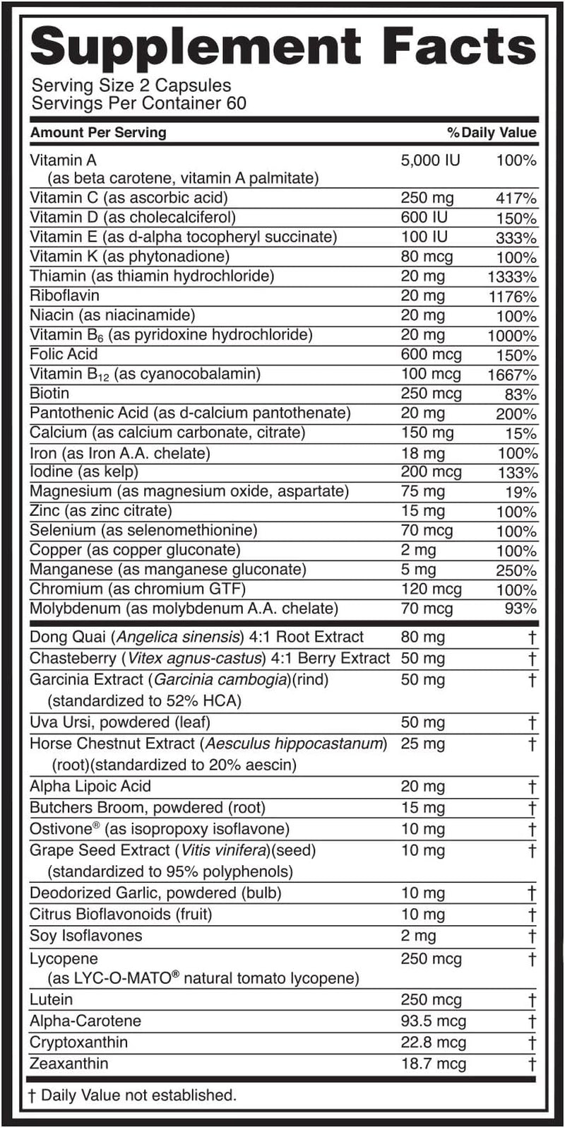 Optimum Nutrition Opti-Women, Women'S Multivitamin (2-Pack) 