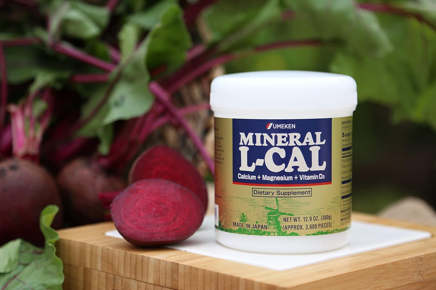 Mineral L-Cal Supplement, Large Bottle, 6 Month Supply, Enriched with Magnesium, Vitamin D3 and Minerals, Tablets, 360G, 3,600 Balls (Pack of 1)