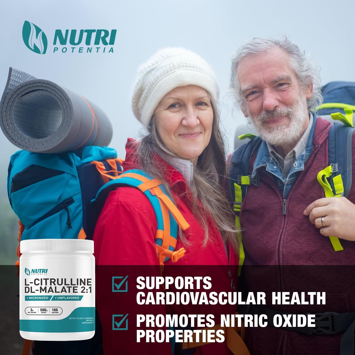 L-Citrulline Malate 2:1 Powder, Pure L Citrulline Malate Supplement Pre Workout Powder, Unflavored, No Additives (500G-1.1Lbs)