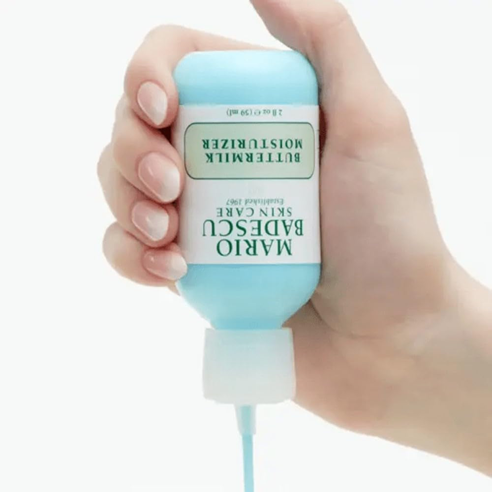Mario Badescu Buttermilk Face Moisturizer for Women and Men, Ideal Facial Moisturizer for Combination or Dry Skin, Lactic Acid and Thyme Extract-Infused Moisturizer Face Cream, 2 Fl Oz