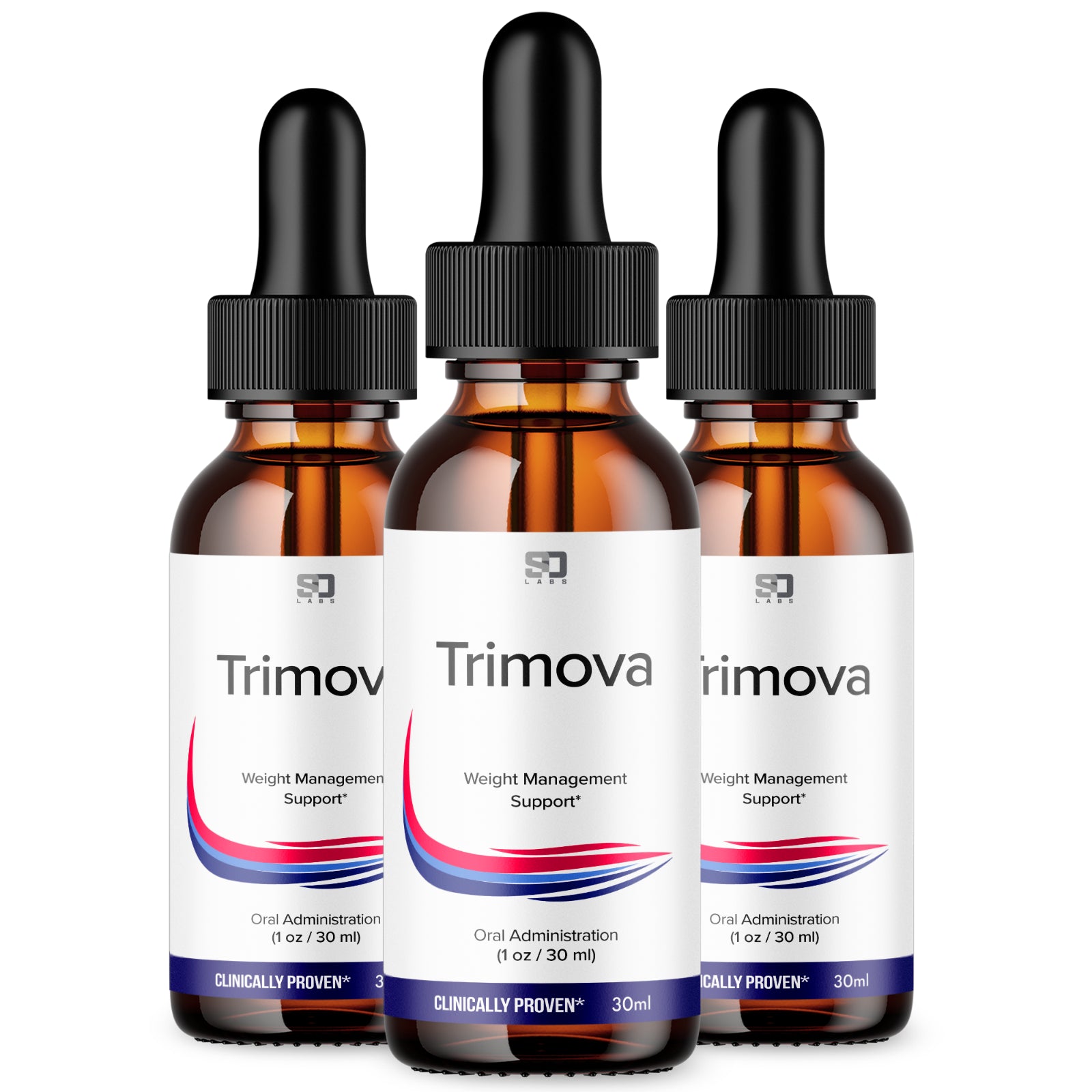 Trimova Metabolism Drops - Effective Weight Management for Men & Women (3 Pack) 