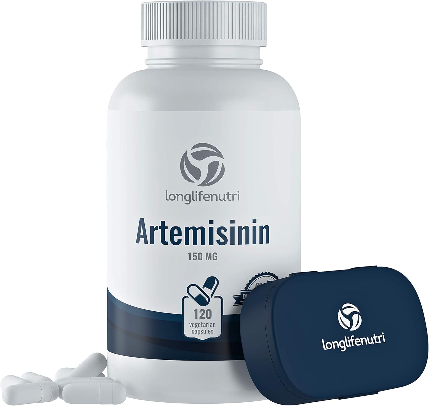 Artemisinin 150Mg - 120 Vegetarian Capsules | Made in USA | 4 Months Supply | Pure Sweet Wormwood Extract 150 Mg Super Complex Powder Pill