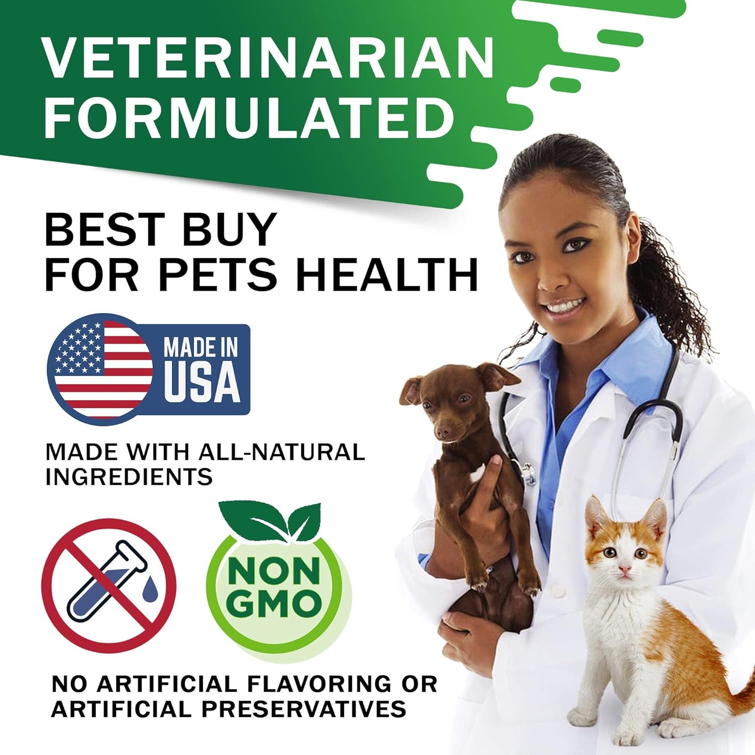 Herbal Cleanse Fot Cats and Dogs - Homeopathics Parasites and Toxins for Dogs and Cats - All Breeds and Size - Puppy & Kitten - 2Oz 