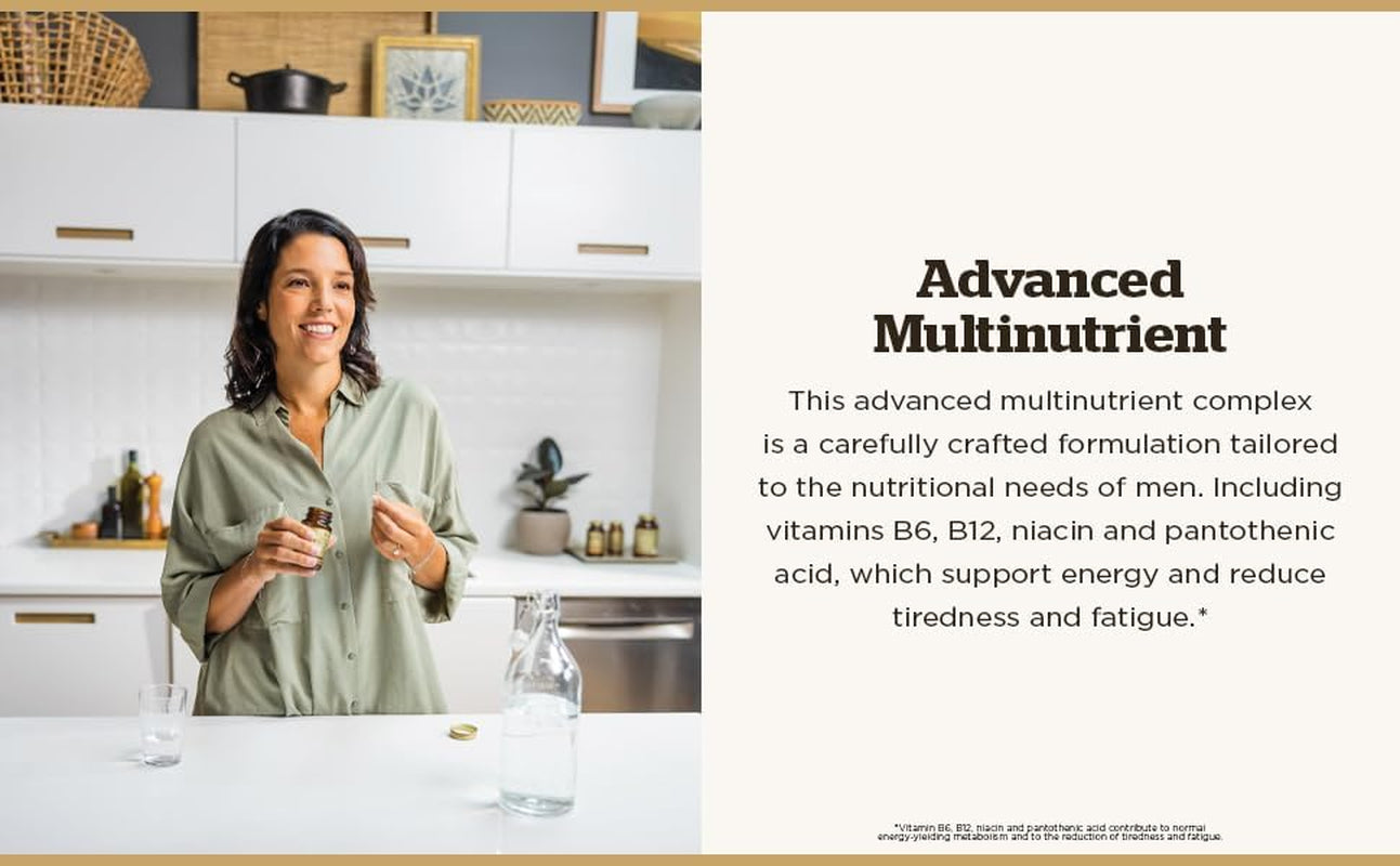 Solgar Male Multiple - 120 Tablets - Multivitamin, Mineral & Herbal Formula for Men - Vegan, Gluten Free & Dairy Free - 40 Servings 