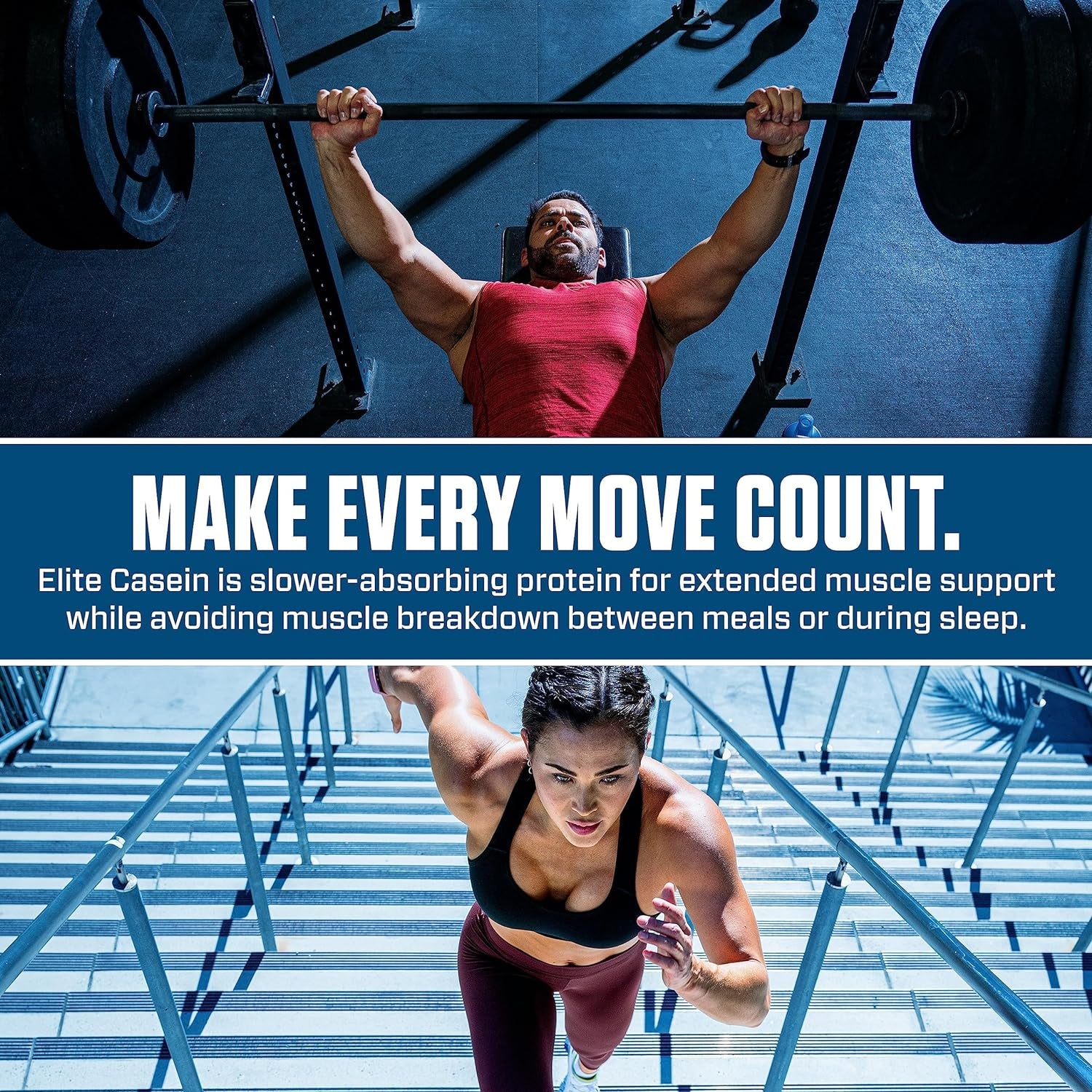 Dymatize Elite Casein Protein Powder, Slow Absorbing with Muscle Building Amino Acids, 100% Micellar Casein, 25G Protein, 5.4G Bcaas & 2.3G Leucine, Helps Overnight Recovery, Rich Chocolate, 2 Pound