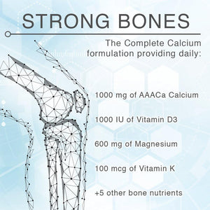 Lane Innovative - Advacal Ultra 1000, Bone Building Calcium, Including Vitamin D3 and Magnesium, Easy Absorption (40 Servings)