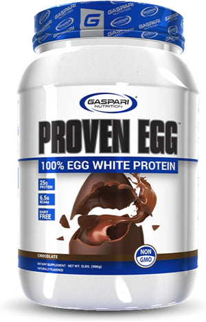 Gaspari Nutrition Proven Egg, 100% Egg White Protein, 25G Protein, Keto Friendly, Dairy Free, Lactose Free, Soy Free (2 Lbs, Peanut Butter Cup)