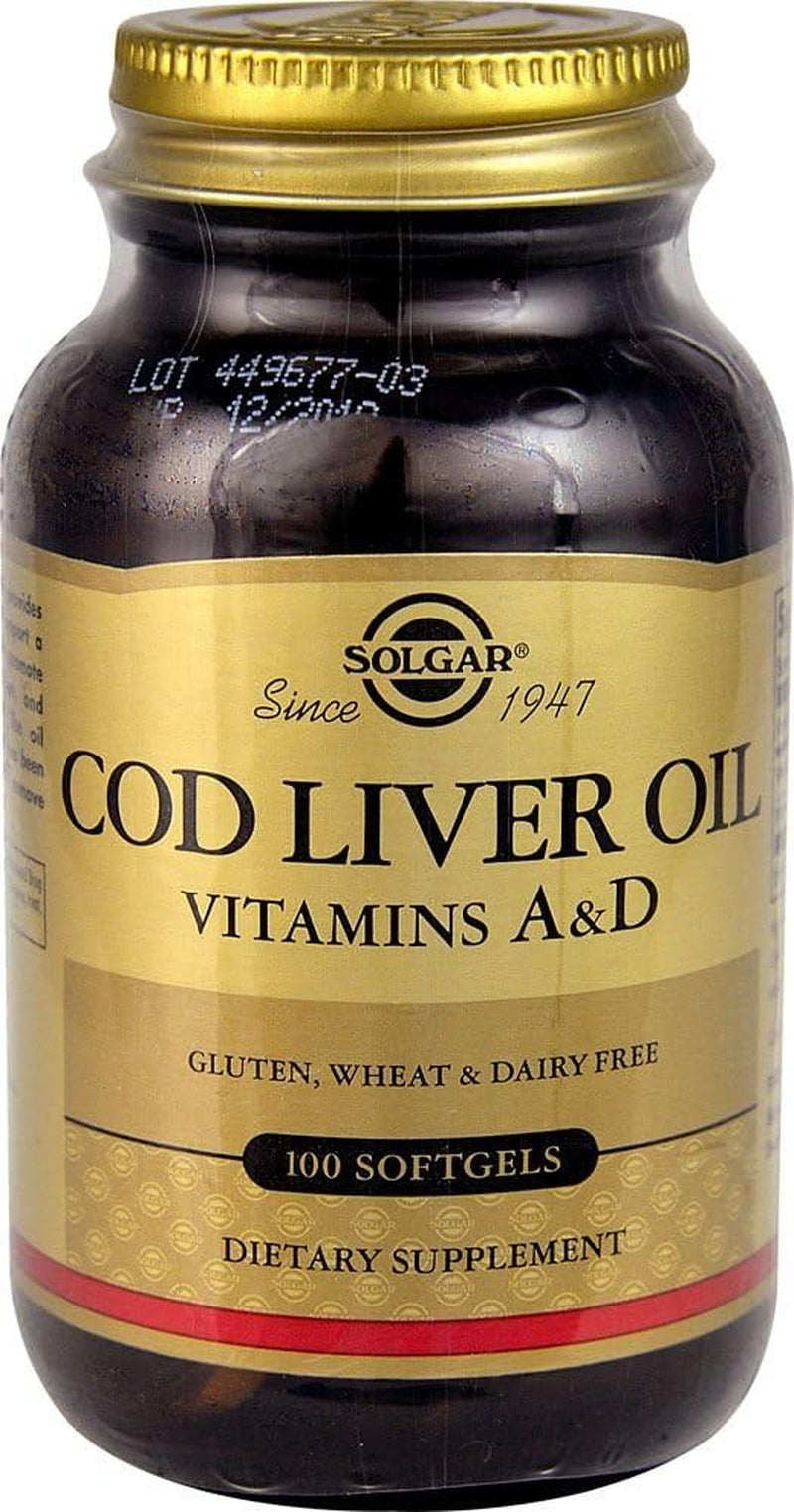 Solgar. Norwegian Cod Liver Oil 100 SG 3-Pack