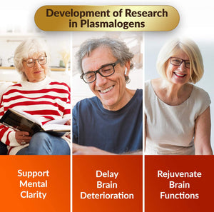 LABO Nutrition Neuroregain - Scallop-Derived PLASMALOGEN for Brain Deterioration, Memory, Alertness, Learning, Concentration and Other Cognitive Functions – Suitable for Seniors, Adult Men & Women X3