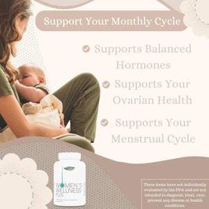 Women'S Wellness: Myo-Inositol & D-Chiro Inositol Blend Capsule | 30-Day Supply | Hormonal Balance & Healthy Ovarian Function Support for Women | Vitamin B8 | 60 Inositol Supplement Caps