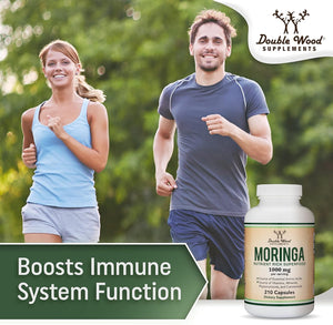 Lactation Supplement for Increased Breast Milk - Moringa Vegan Superfood for Breastfeeding Lactation Support (More Effective than Lactation Cookies) for Breast Milk Supply Boost by Double Wood 