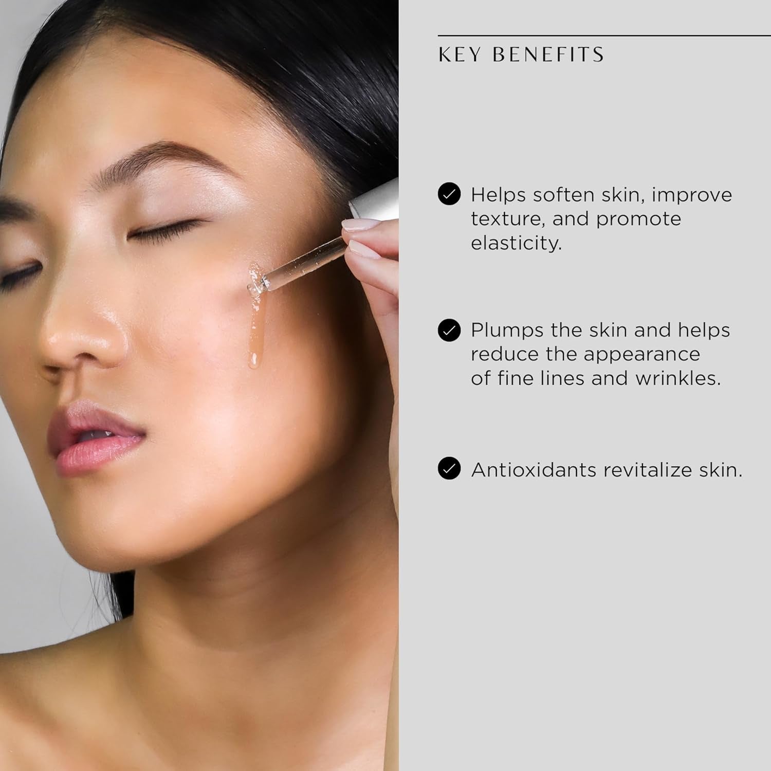 COSMEDIX Surge Hyaluronic Acid Booster - anti Aging, anti Wrinkle, Ultra Hydrating Face Moisturizer for Soft, Radiant Skin - Vitamin C Serum with Hyaluronic Acid Serum for Face, Niacinamide Serum