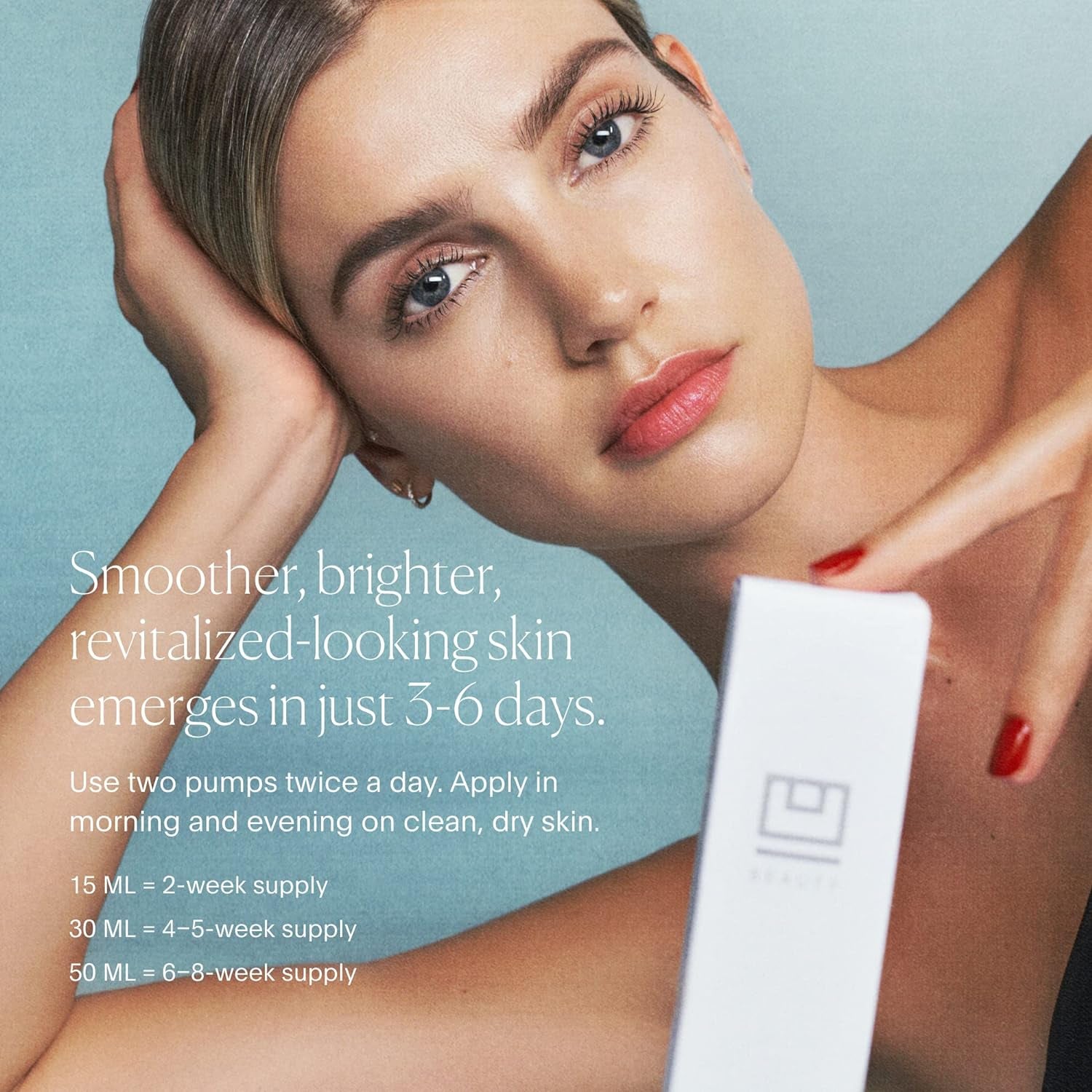 U Beauty Resurfacing Compound - Anti-Aging Daily Serum with Mandelic Acid, a Gentle Blend of Exfoliants, Retinol + Vitamin C for Smoother, Brighter, & Revitalized-Looking Skin - 1.7 Fl Oz