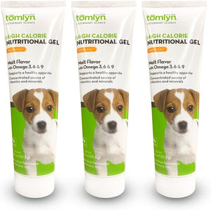 Tomlyn High Calorie Nutritional Gel for Puppies, (Nutri-Cal) 4.25 Oz (3 Pack)