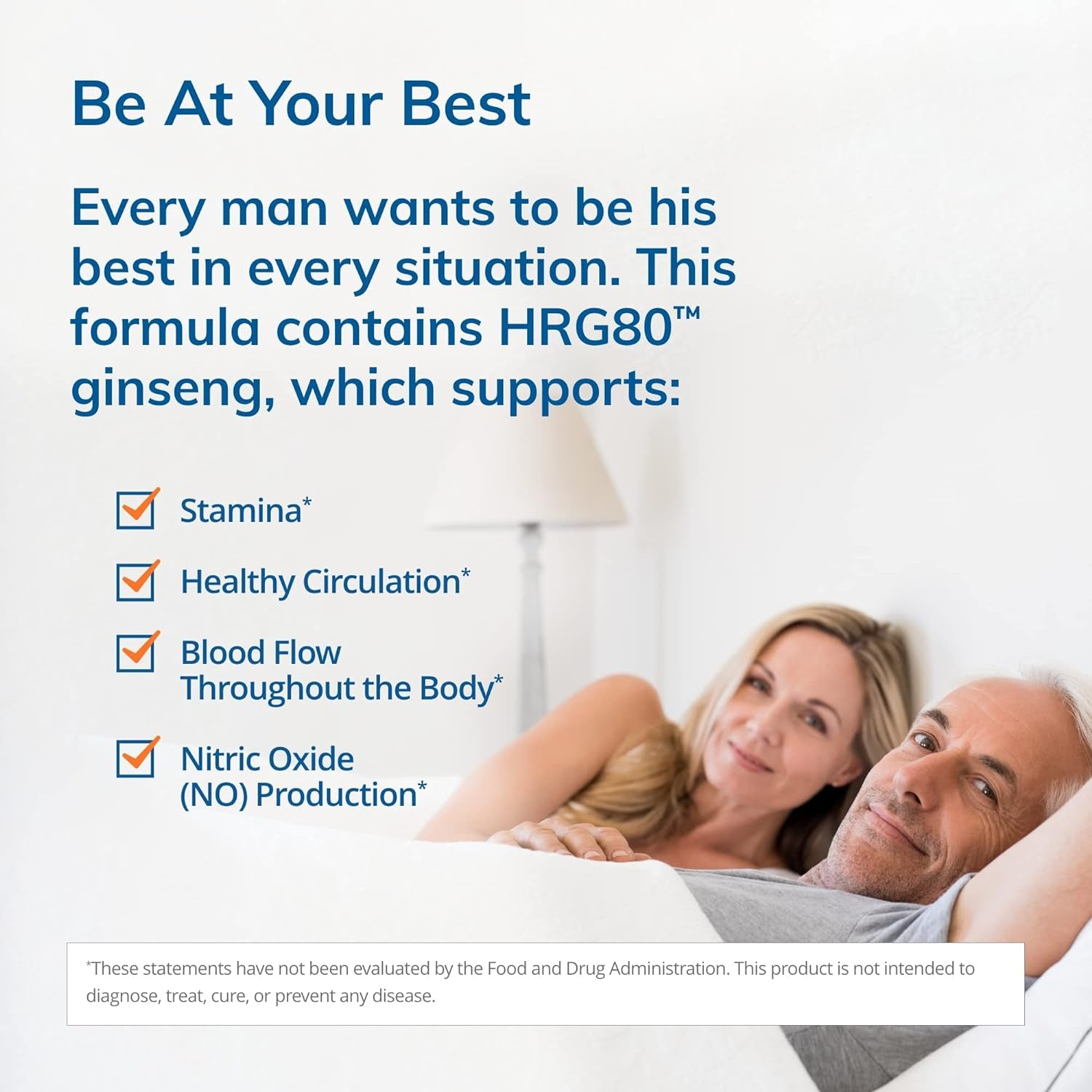 Male Sexual Health - 48 Capsules - Supports Stamina, Performance & Healthy Blood Flow - with HRG80 Ginseng - Non-Gmo, Vegan - 16 Servings