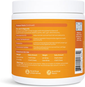 Veterinary Formula Smart Vitality Senior Support Supplement for Dogs - Soft Chews, 100Ct - Support Healthy Joints, Skin, Gut, and Immunity with Glucosamine Chondroitin for Dogs 