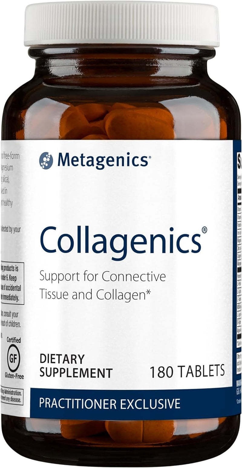 Collagenics - Connective Tissue & Collagen Support Supplement* - Multivitamin & Multimineral - Zinc Supplements - Vitamin C - Pantothenic Acid - Non-Gmo & Gluten-Free - 180 Tablets