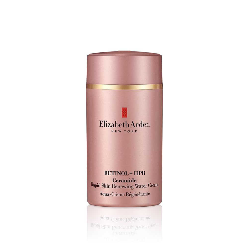 Elizabeth Arden Retinol Serum Wrinkle Filler + HPR Next Generation Retinoid, Ceramide, and Peptide Rapid Skin Renewing Water Day and Night Cream for Face and Neck