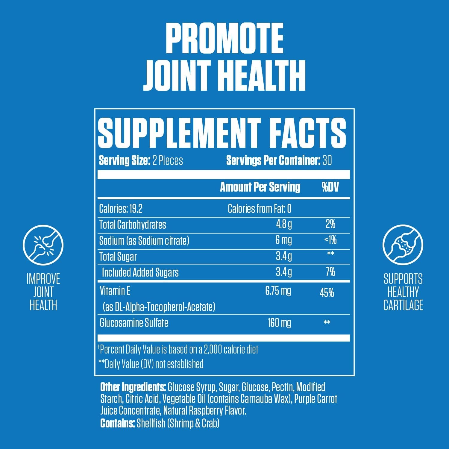 Joint Revive Gummies | #1 Rated Joint Support Supplement for Joint Health, Mobility & Cartilage Support W/Glucosamine Sulfate & Vitamine E | Dairy & Keto Friendly for Men & Women - Gummies