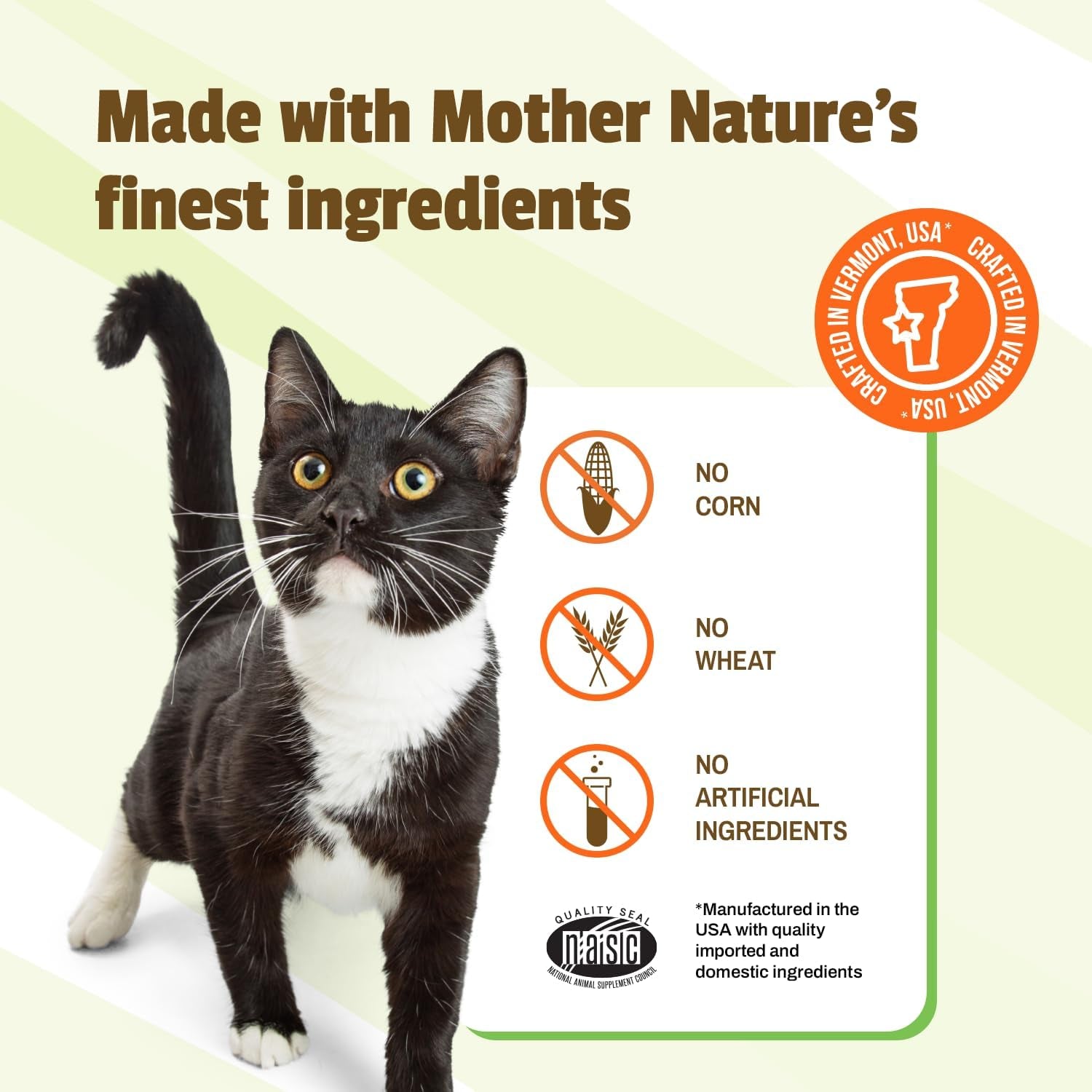 Pet Naturals Hairball - 30 Chicken-Flavored Chews - Cat Supplements & Vitamins for Hairball Control and Digestive Support, Contains No Corn or Wheat​