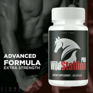 Wild Stallion Pro Performance Supplement for Men, Male Support Pills 60Ct 