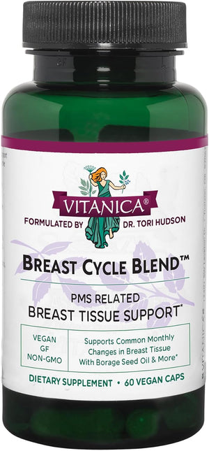 '- Breast Cycle Blend - Breast Cycle Support - 60 Vegetarian Capsules