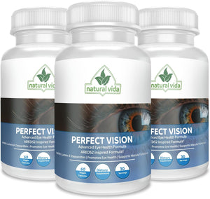 Perfect Vision AREDS2 Inspired Formula - Enhance Vision Supplement - Lutein Zeaxanthin Vision Complex (60 Eye Capsules)