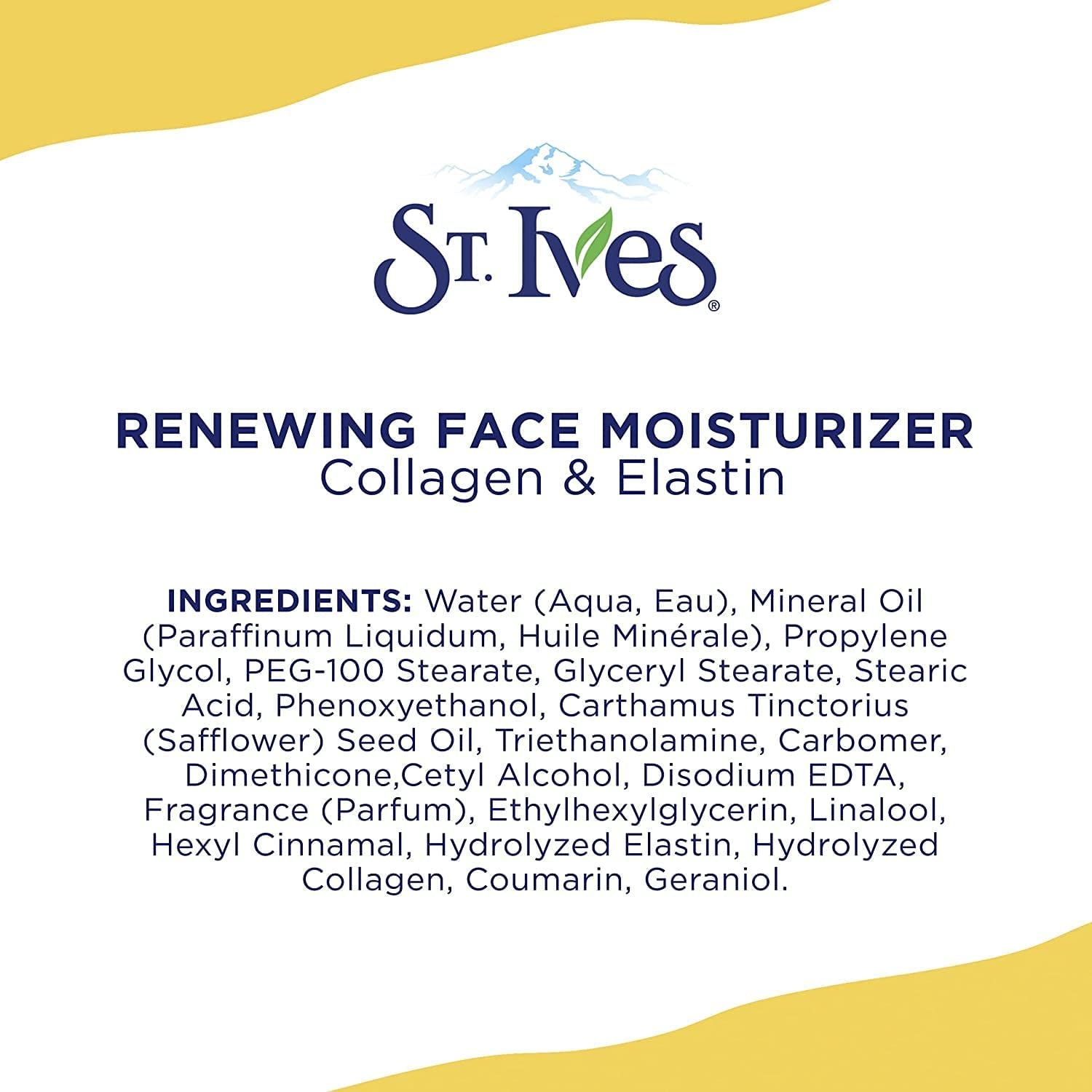 St Ives Renewing Collagen and Elastin Face Moisturizer, 10 Ounce (Pack of 3)