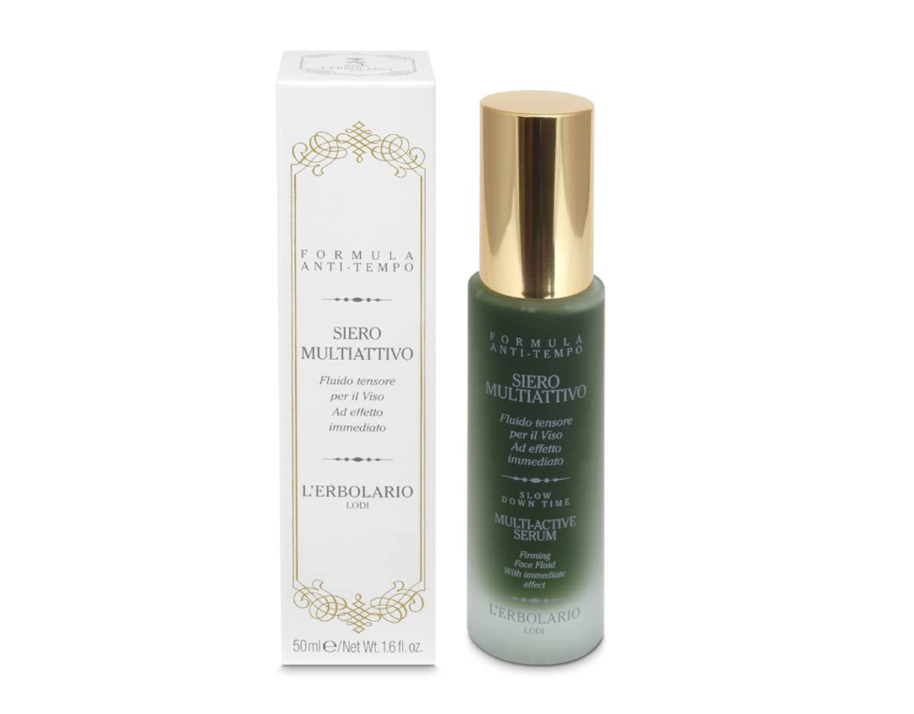 L'Erbolario Slow down Time Multi-Active Face Serum by Lerbolario for Women - 1.6 Oz Serum