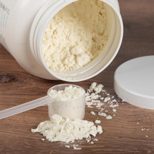 Mt. Capra Goat Whey Protein | Grass-Fed Undenatured Whey Protein Powder from Pastured Goats, High in Branch Chain Amino Acids, Natural Vanilla - 1 Pound 