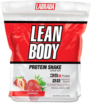Labrada Lean Body Hi-Protein Meal Replacement Shake, Molten Dark Chocolate Cake PACKAGING MAY VARY