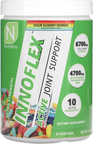 Nutrakey Innoflex Glucosamine with Chondroitin, Msm, Hyaluronic Acid and Collagen