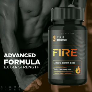 Clubhouse Fire Male Supplement for Advanced Stamina and Virility 60Ct