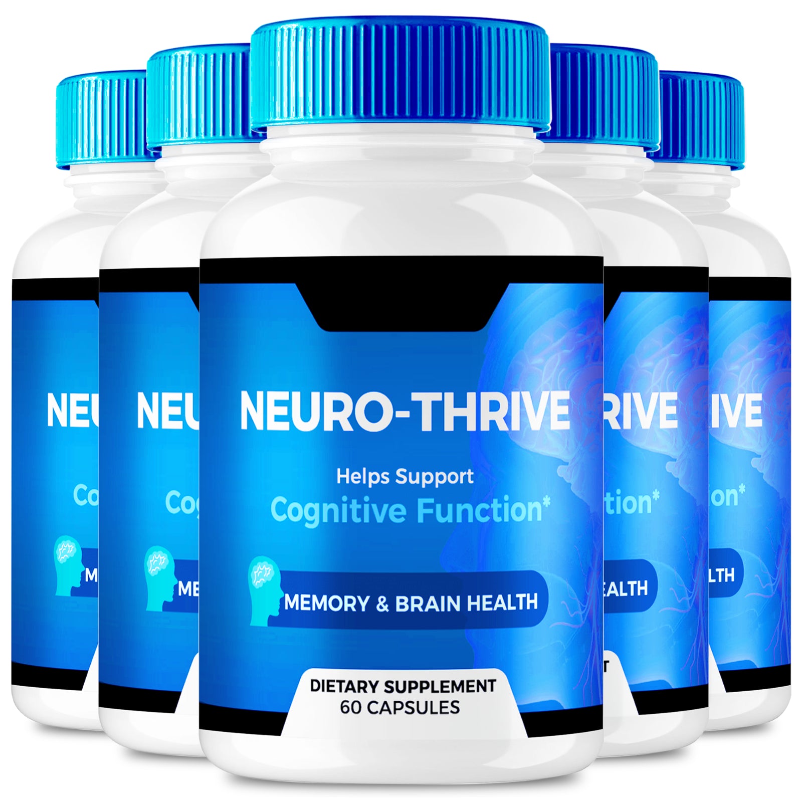 Neuro Thrive Brain Supplement Extra Strength - Official Formula (5 Pack)