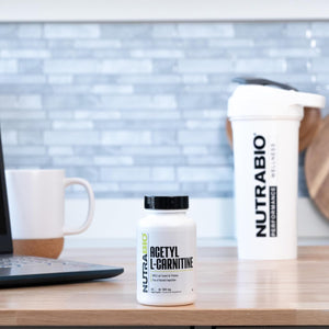 Nutrabio Acetyl L-Carnitine (ALCAR) Supplement, 500Mg - Support Natural Energy Production, Metabolic Management, and Overall Health, 90 Capsules