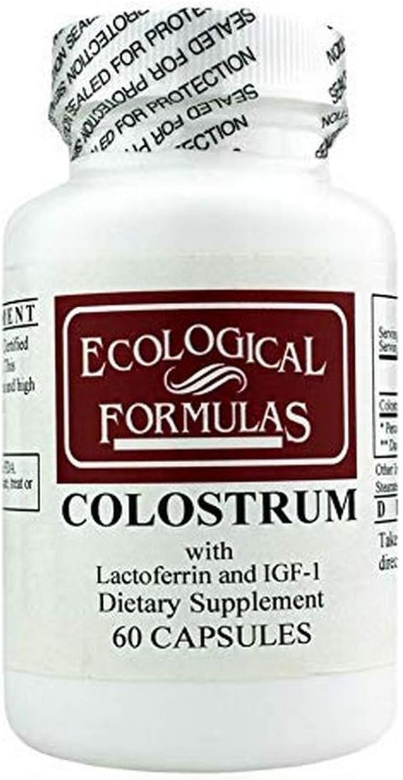 Ecological Formulas Colostrum 300 Mg, White, 60 Count 