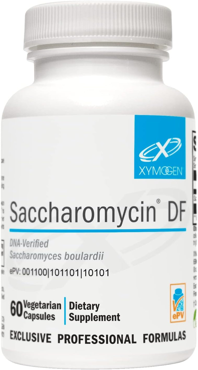 Saccharomycin DF - Stomach Acid-Resistant, Dna-Verified Saccharomyces Boulardii - Dairy Free Yeast Probiotics for Immune Health, Gastrointestinal 