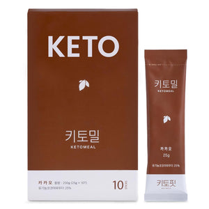 [] Keto Meal Replacement Shakes, Cacao - Low Carb Keto Shake | Ketogenic Meal Replacement Powder | Keto Shake Powder | Keto Powder | Keto Smoothie - 10 Sticks 