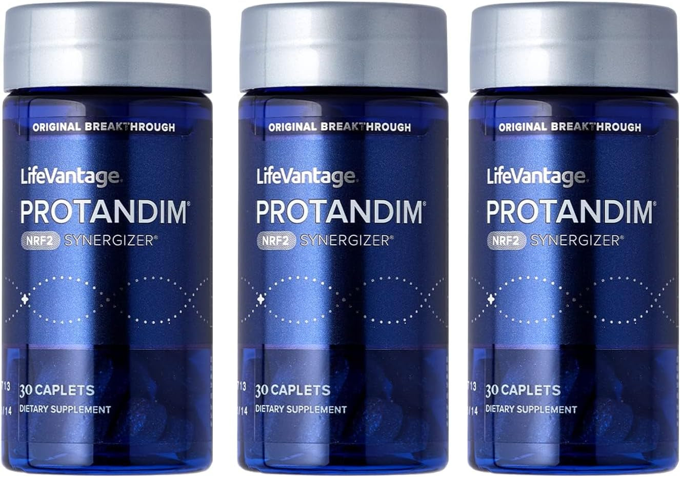 Protandim NRF2 Synergizer (3 Bottles) NRF2 Activator, Antioxidant Nutritional Supplements, NRF2 Activates Antioxidant to Fight Oxidative Stress, anti Aging Supplement, Blend of 5 Herbal Ingredients