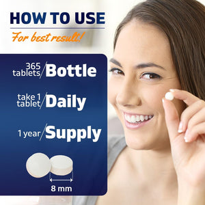 Vitamatic Melatonin 20 Mg Tablets | Vegetarian, Non-Gmo, Gluten Free | 1 Year Supply | Natural Berry Flavor - 365 Tablets - 2 Pack