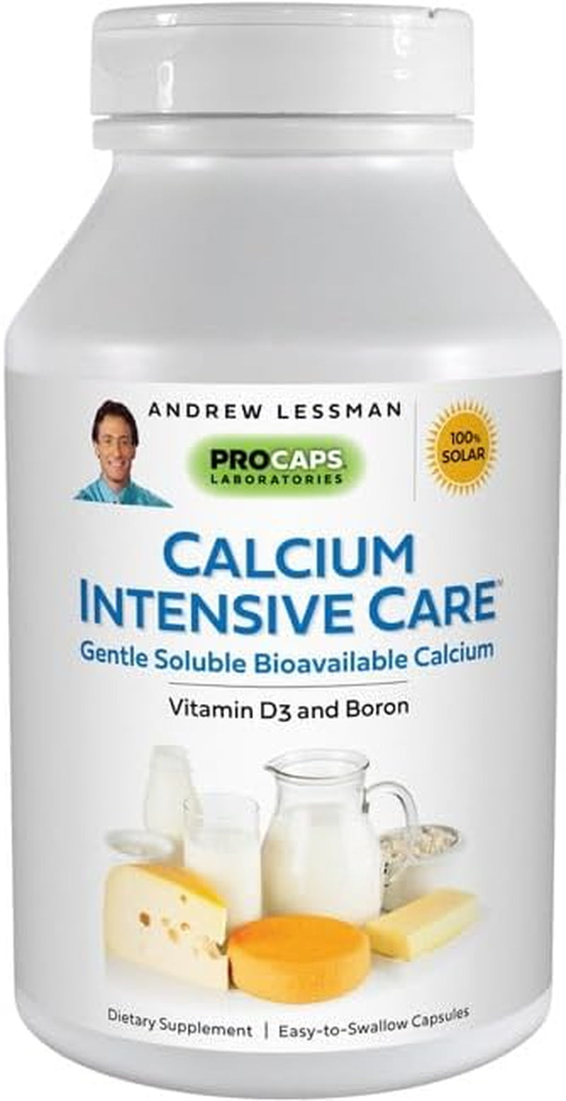 Andrew Lessman Calcium Intensive Care - 500 Capsules - Maintains Healthy Bone and Skeletal Tissues. Vitamin D & Boron. Ultra-Fine, Highly Absorbable Powder in Easy-To-Swallow Capsule. No Additives.