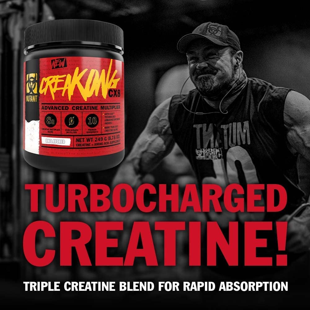 Mutant CREAKONG CX8 | Advanced Creatine Multiplier | Creatine + Amino Acid Supplement - 249 G | 30 Serving